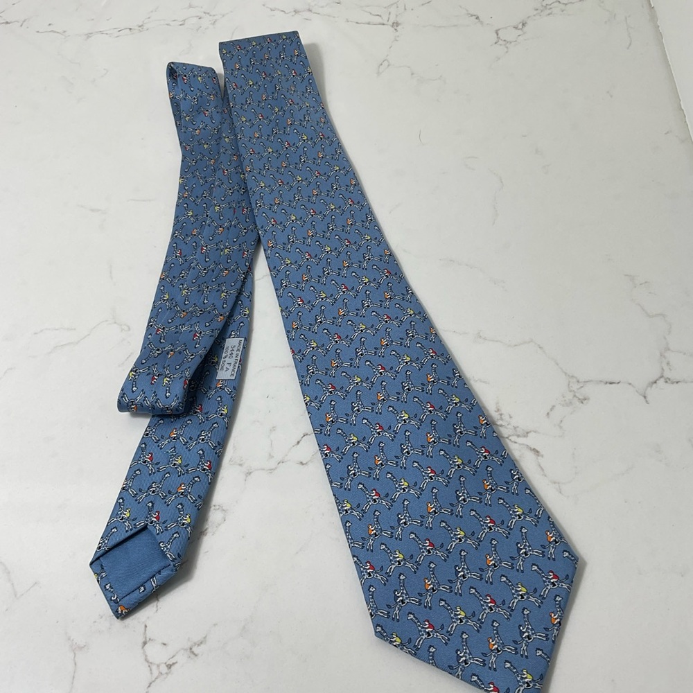 HERMES Silk Tie